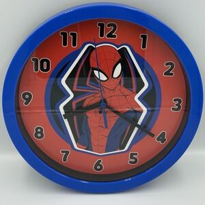 Marvel Spiderman Wall Clock‎ Analog 10" Diameter SPD3589 Works